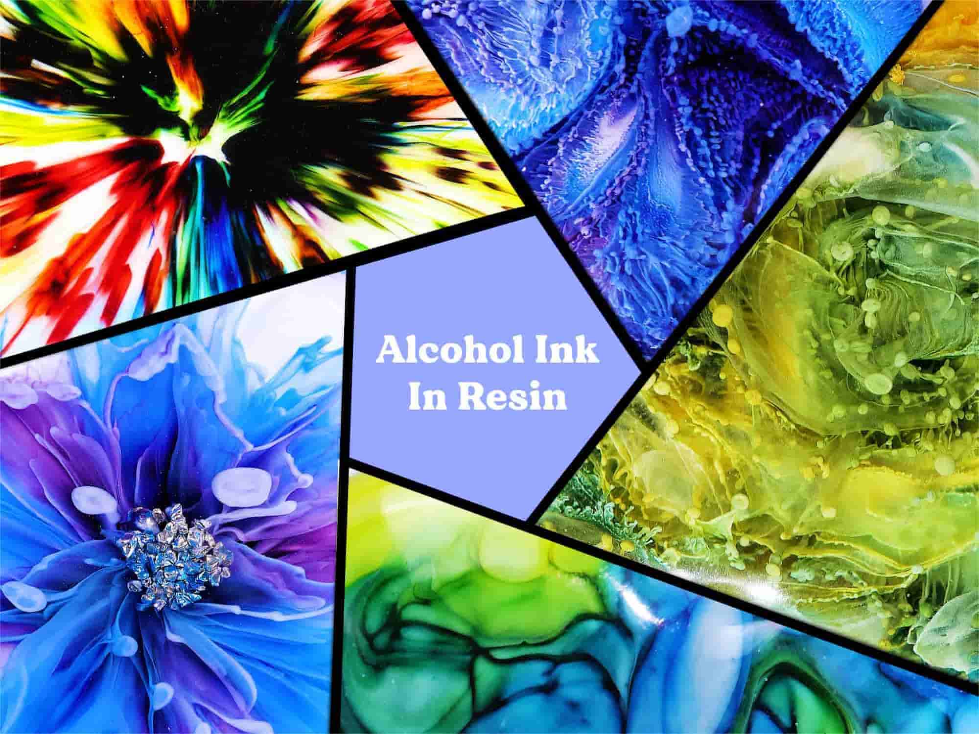Using alcohol inks in rein to create amazing 3d resin petri art