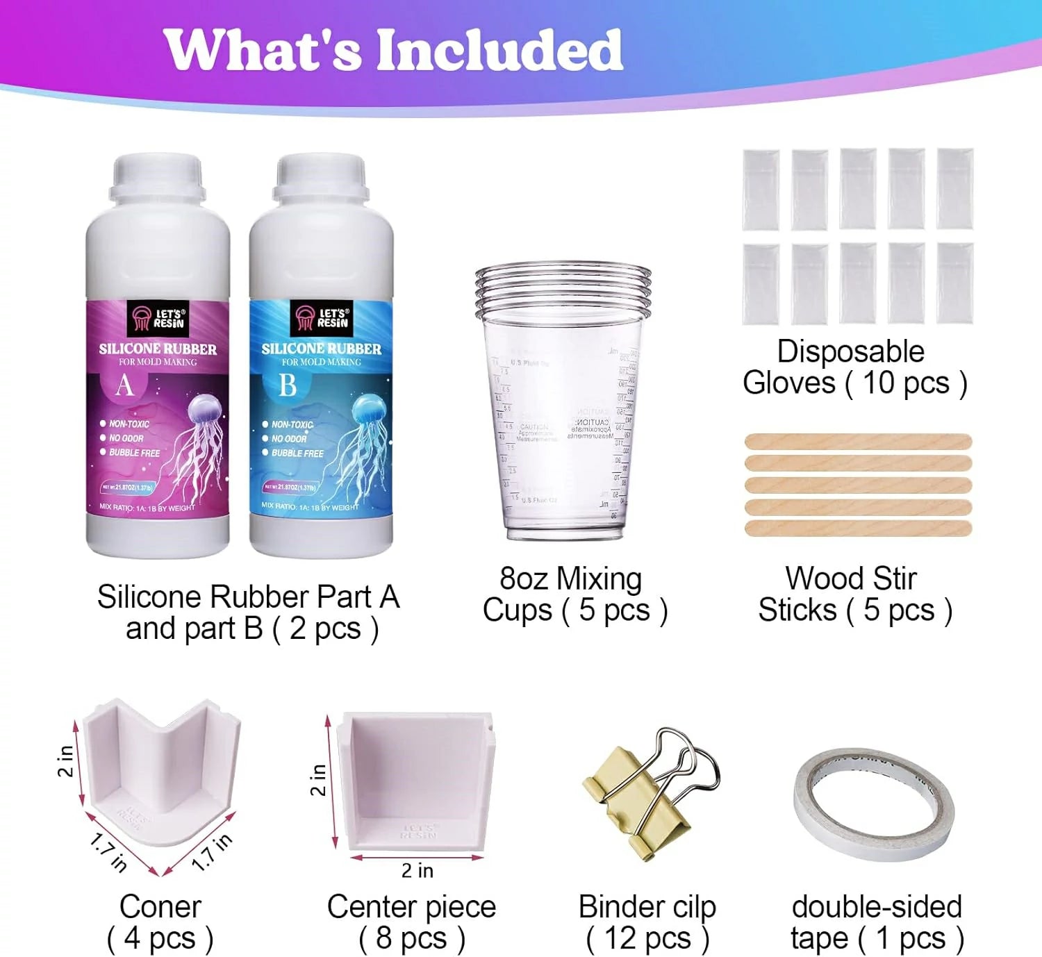 DIY silicone mold kit