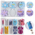 the resin mold features has 16 cavities, with 8 labels perfectly matching the cup capacities