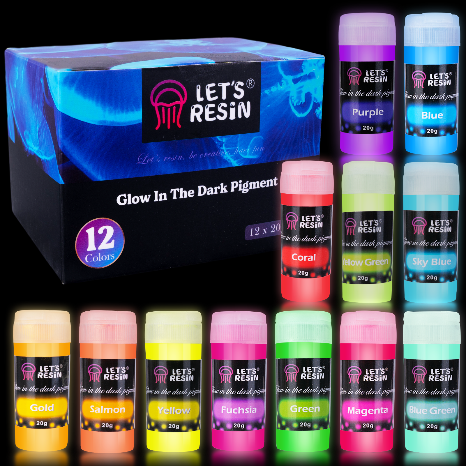 Glow-in-the-dark Squishy Kit