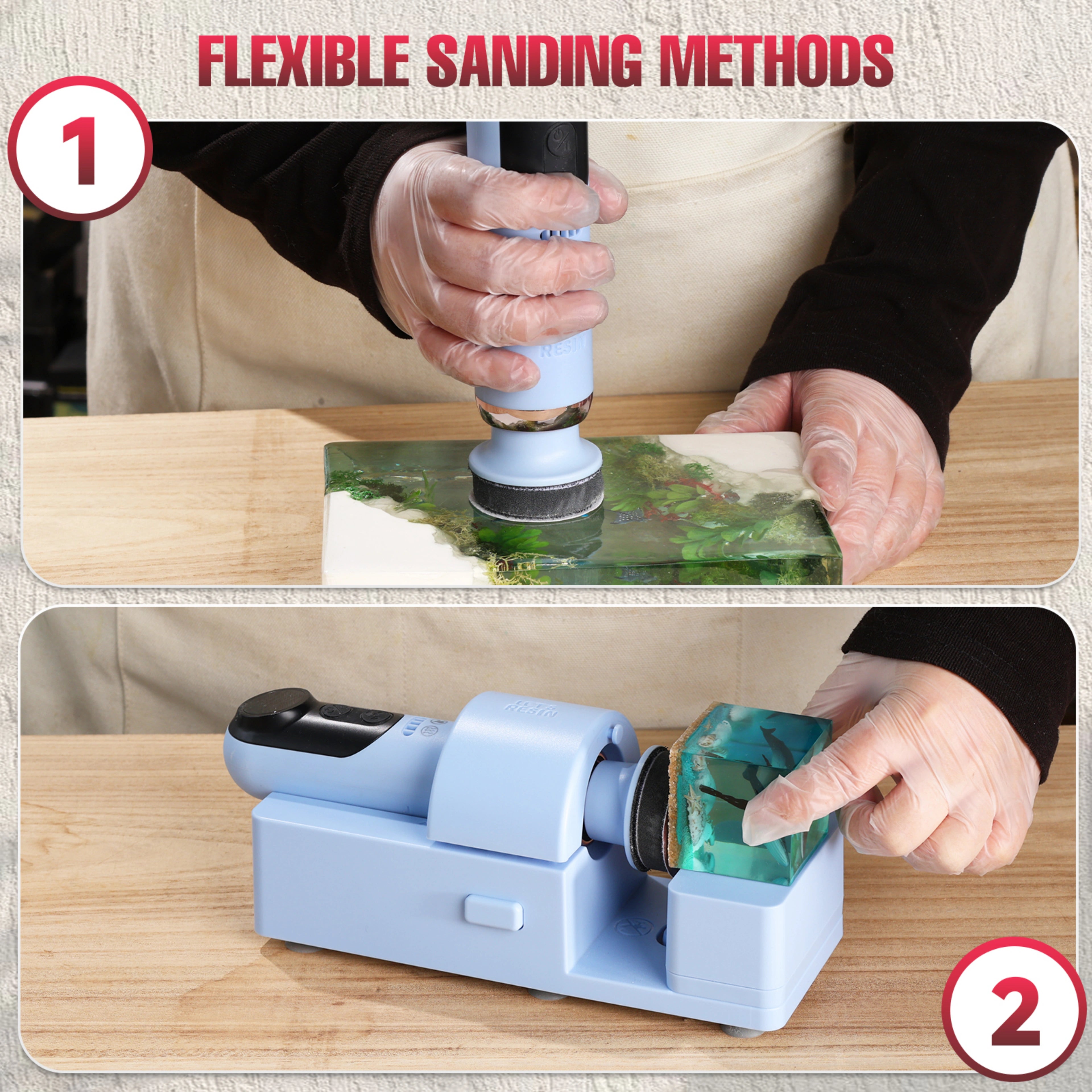 S4 Pro 4-in-1 Resin Sander & Polisher Accessory Kit