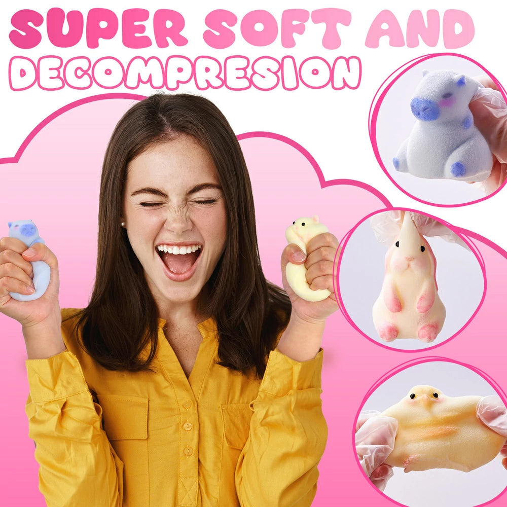 4 Cute Animals Taba Squishy Making All-in-one Kit