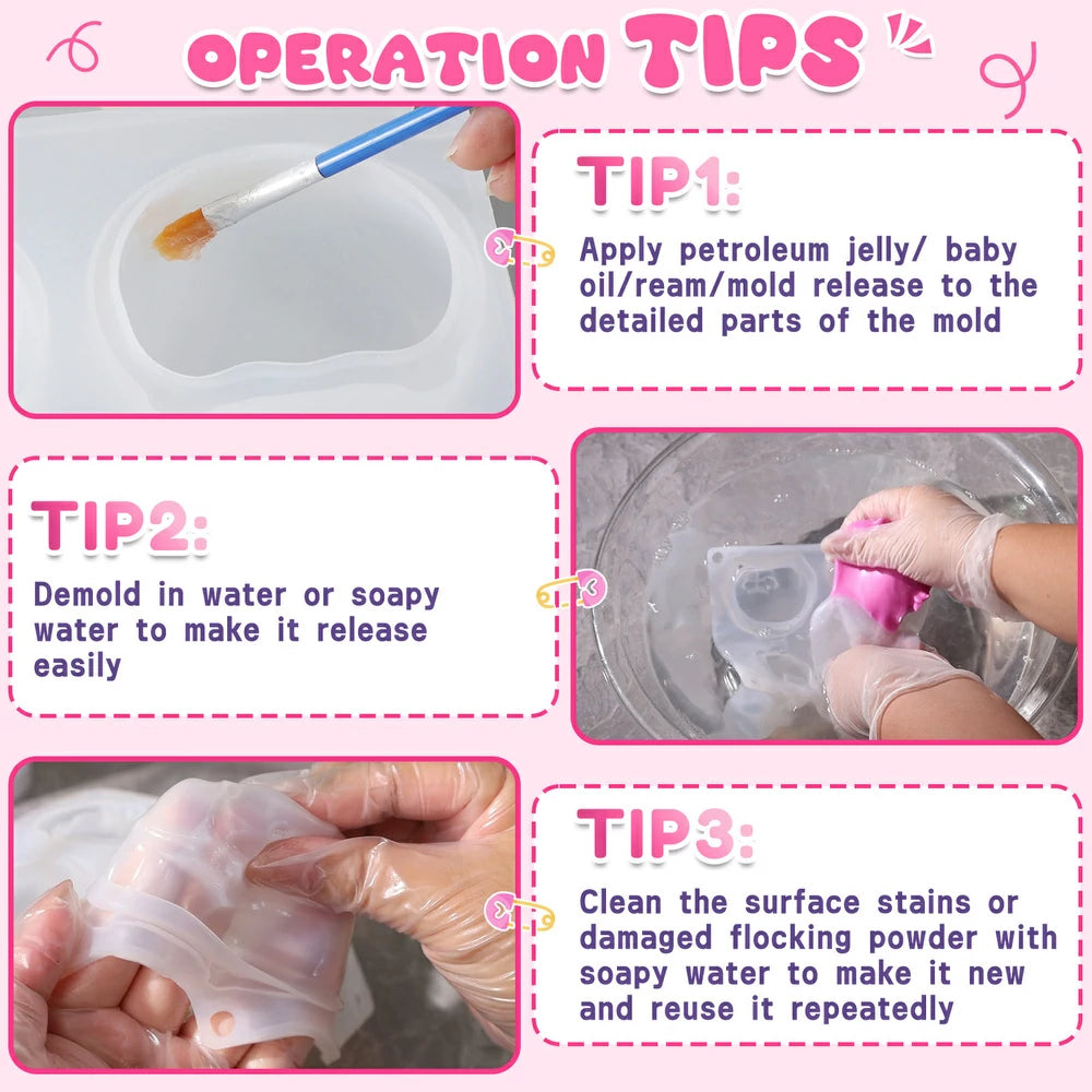 4 Cute Animals Taba Squishy Making All-in-one Kit