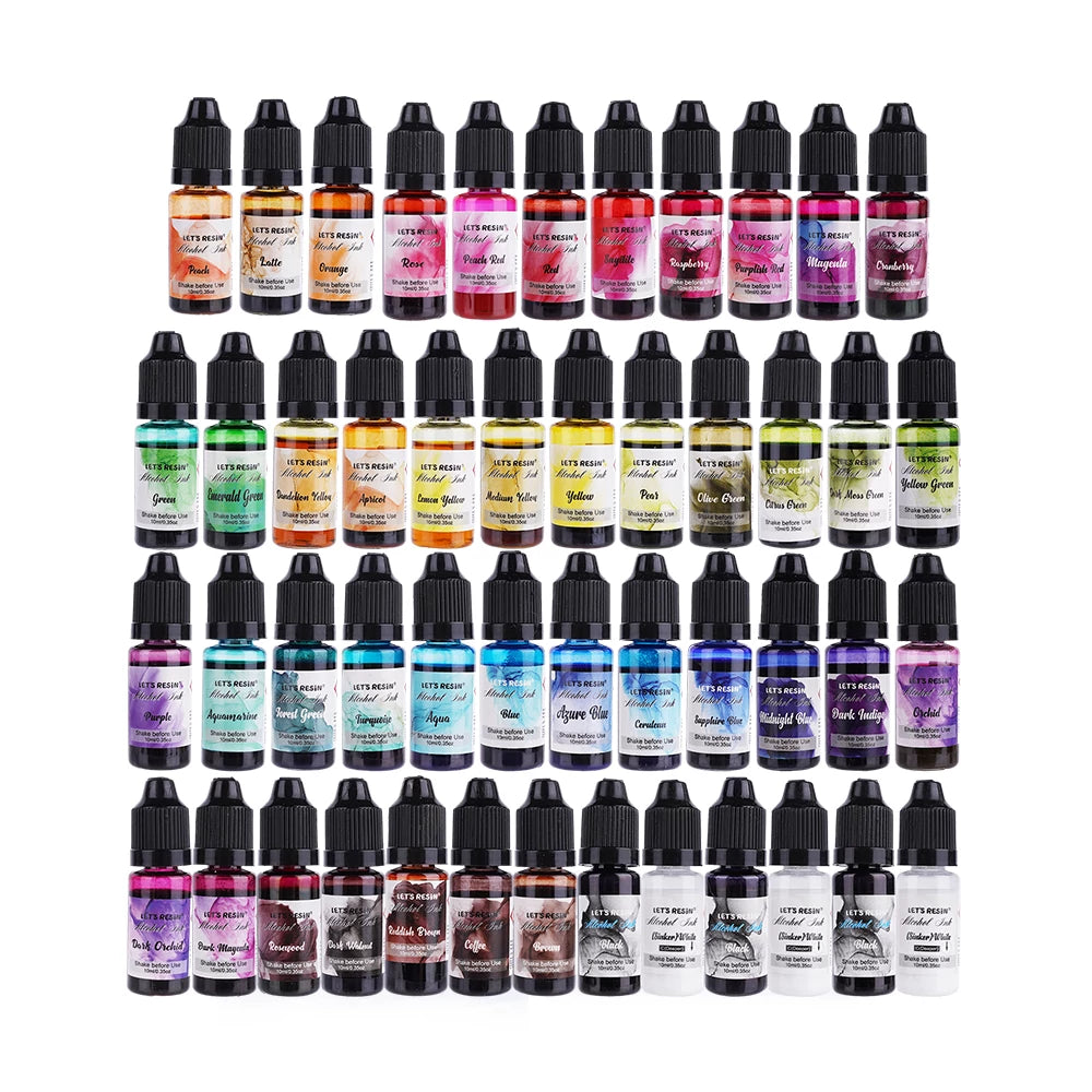 High Concentrated Alcohol Ink Set - 48 Colors
