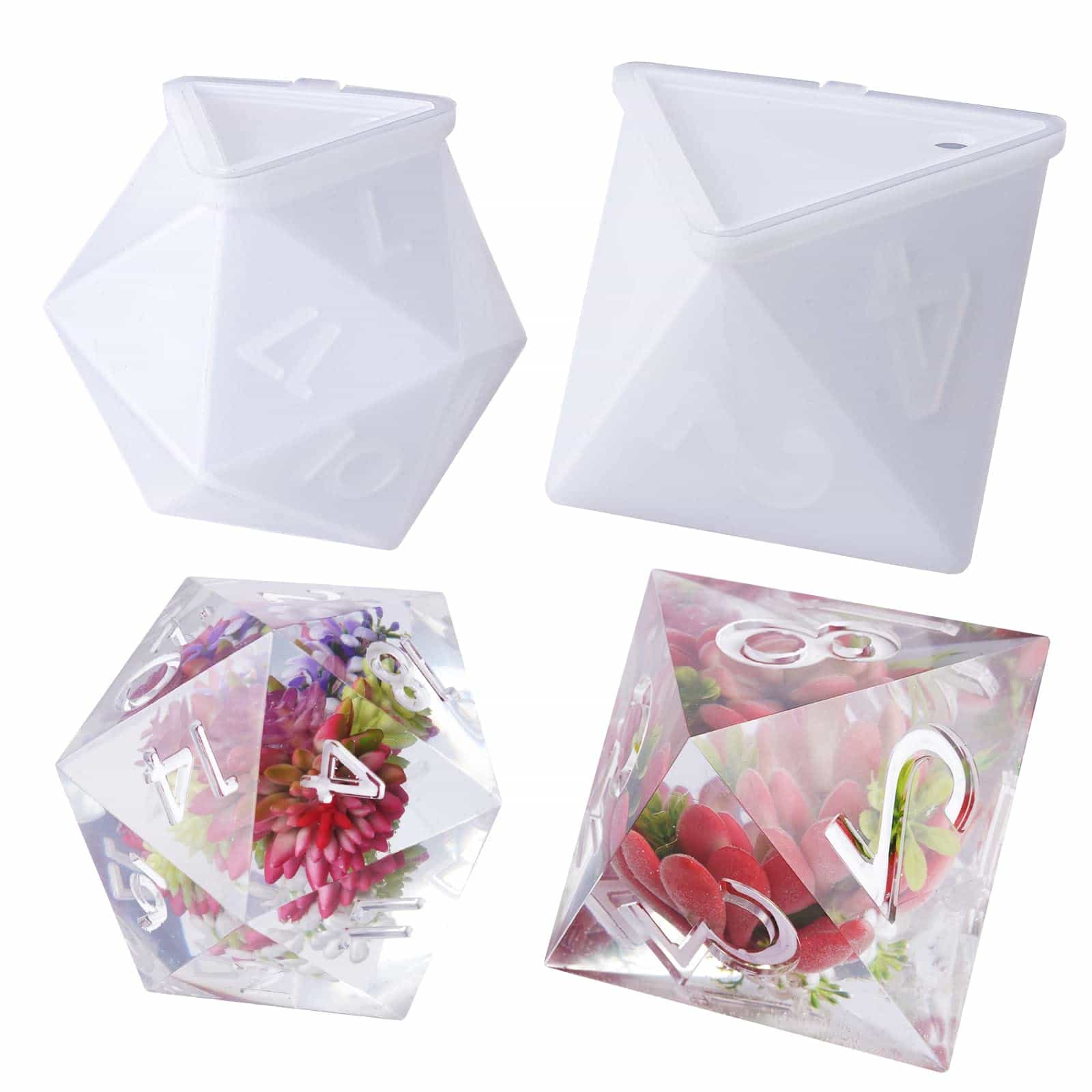 2 Pack Large Dice Molds