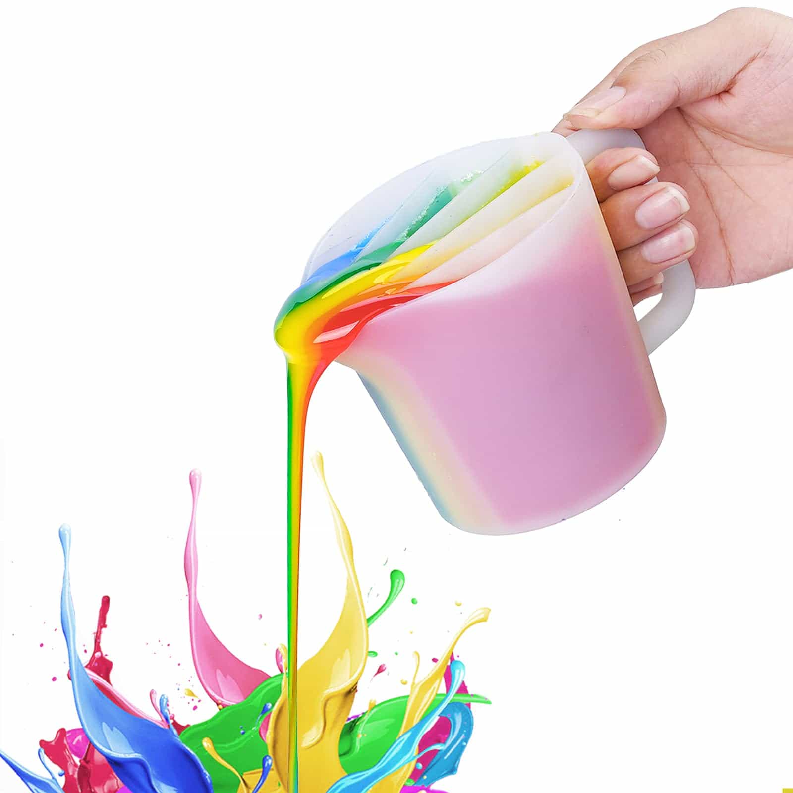 Silicone Split Cup with 5 Channels - 17oz/500ml – Let's Resin