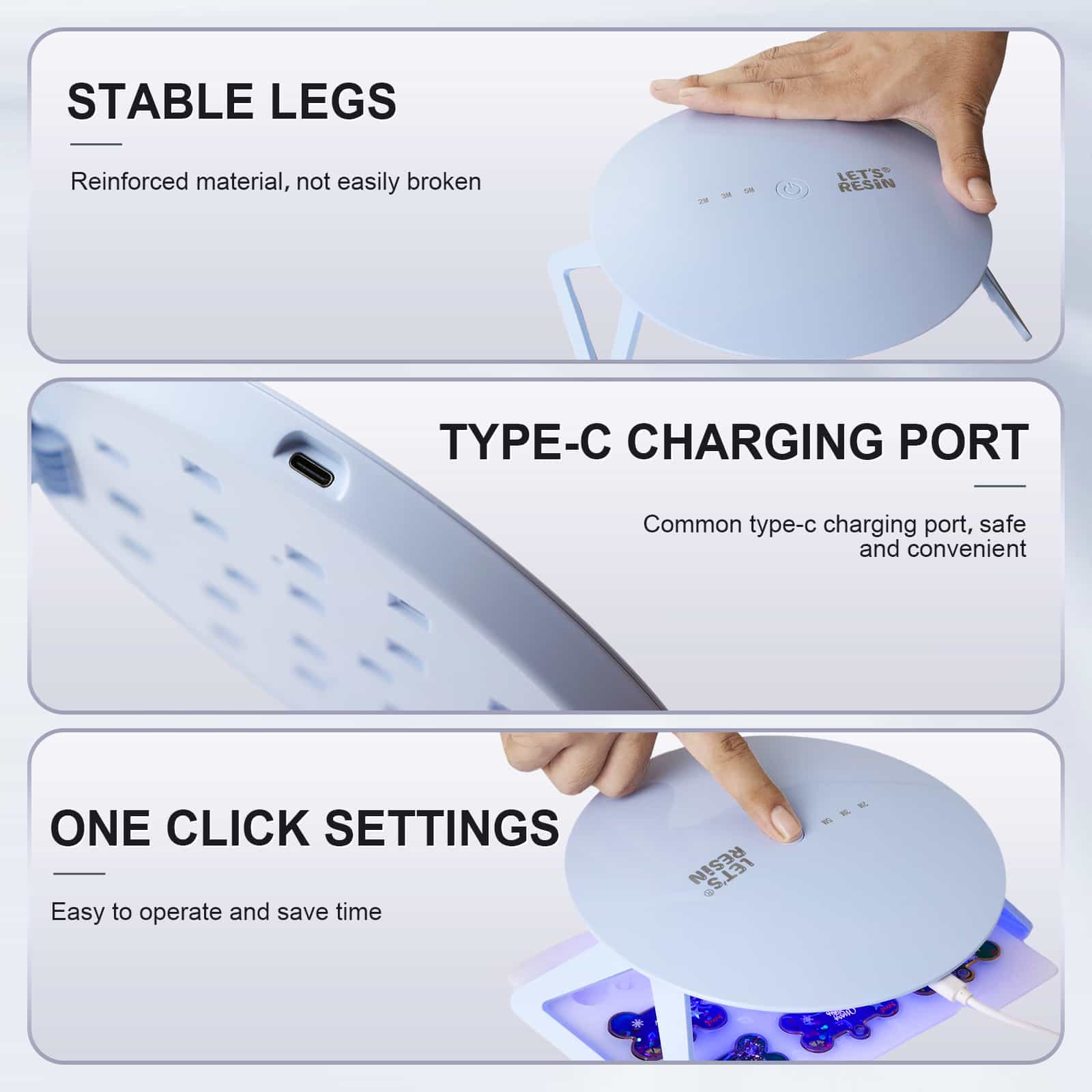 Round UV Resin Light
