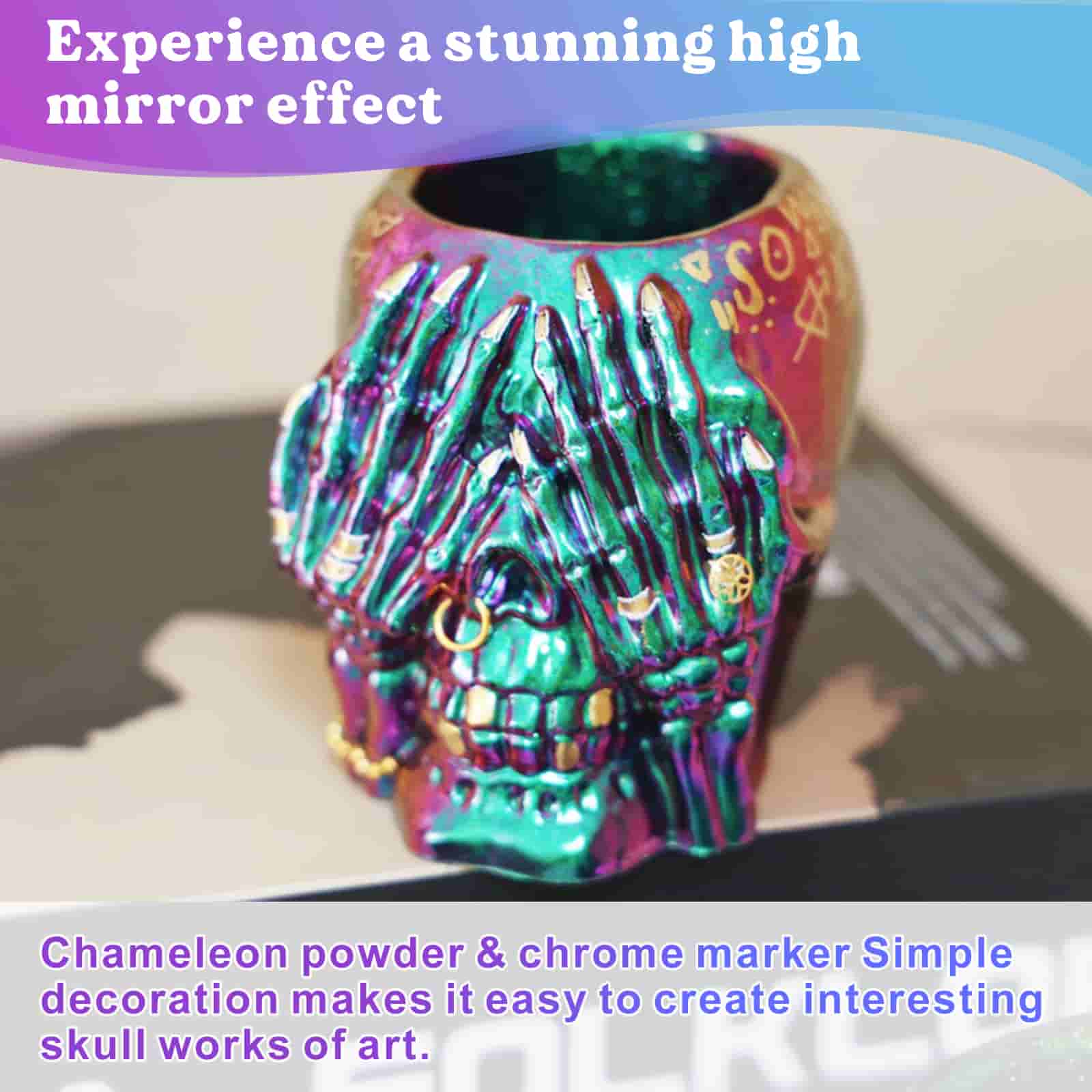 Gothic Skull Resin Mold