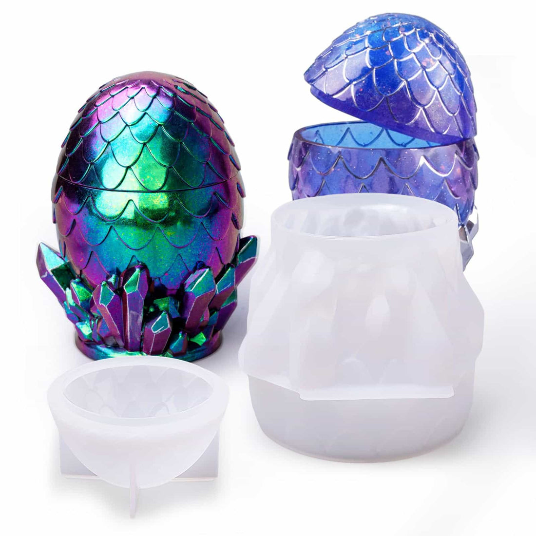 Dragon Egg Jar Molds with Lid