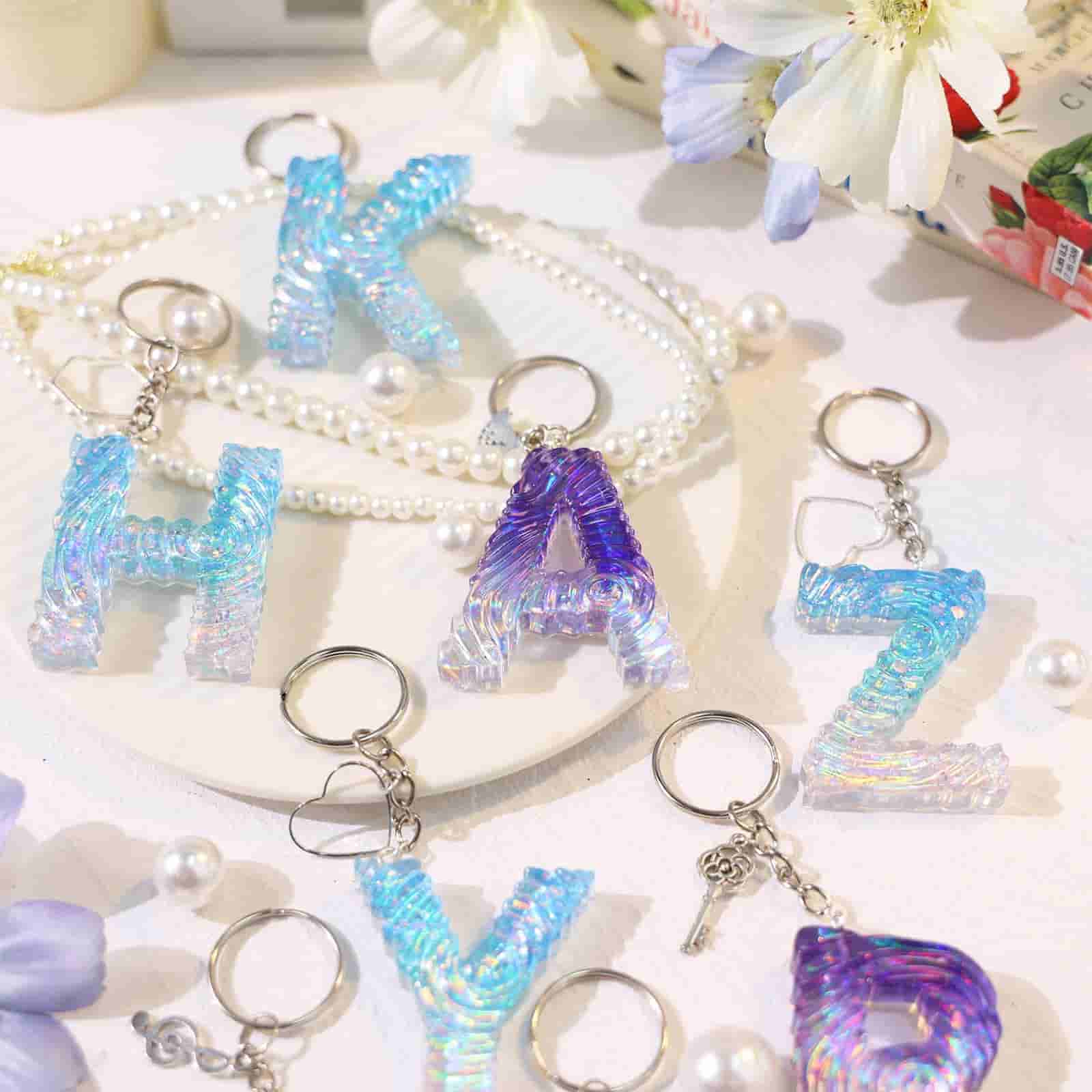 Ocean Wave Letter Resin Molds