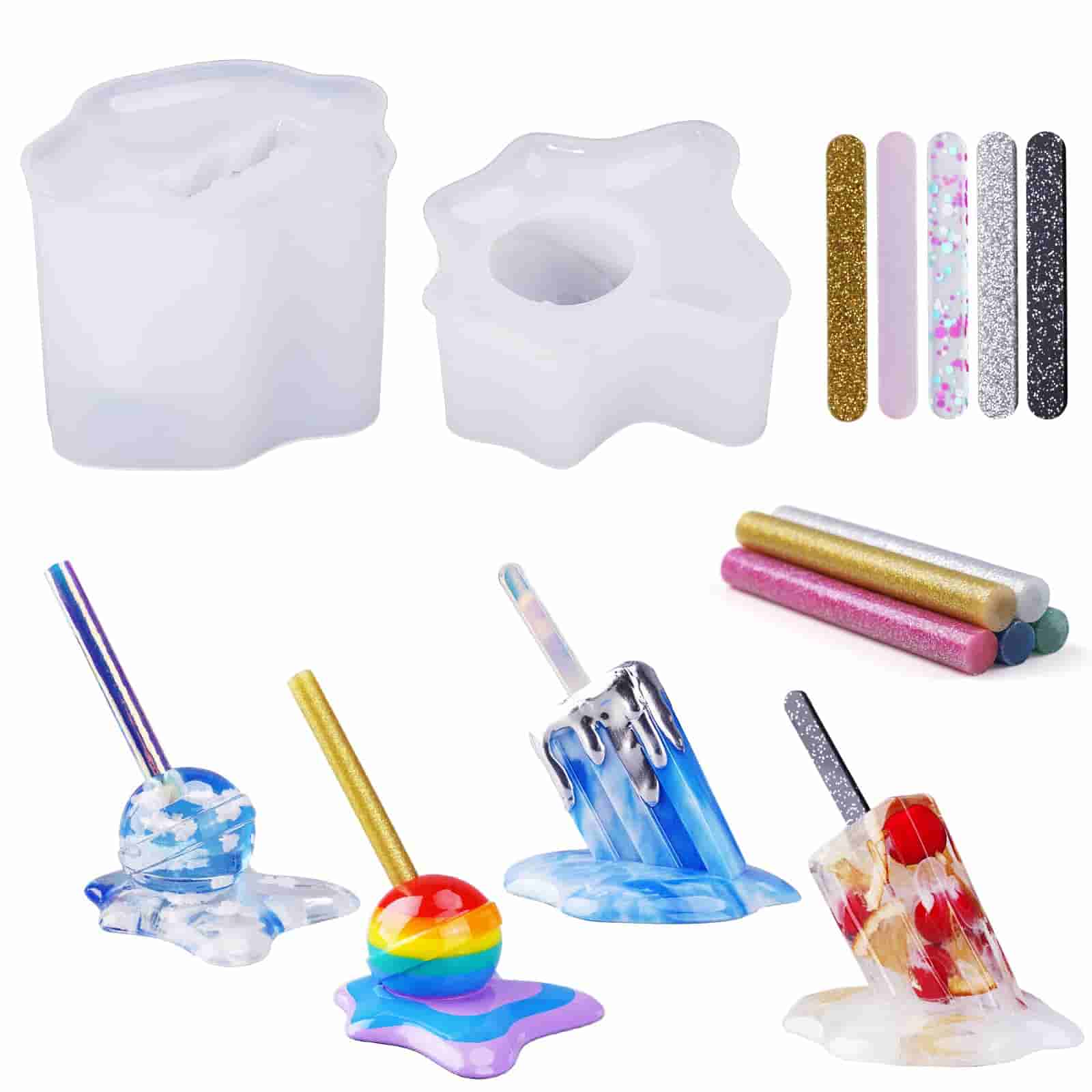 Small Jar Resin Molds Silicone DIY Crystal Epoxy Resin Mold For