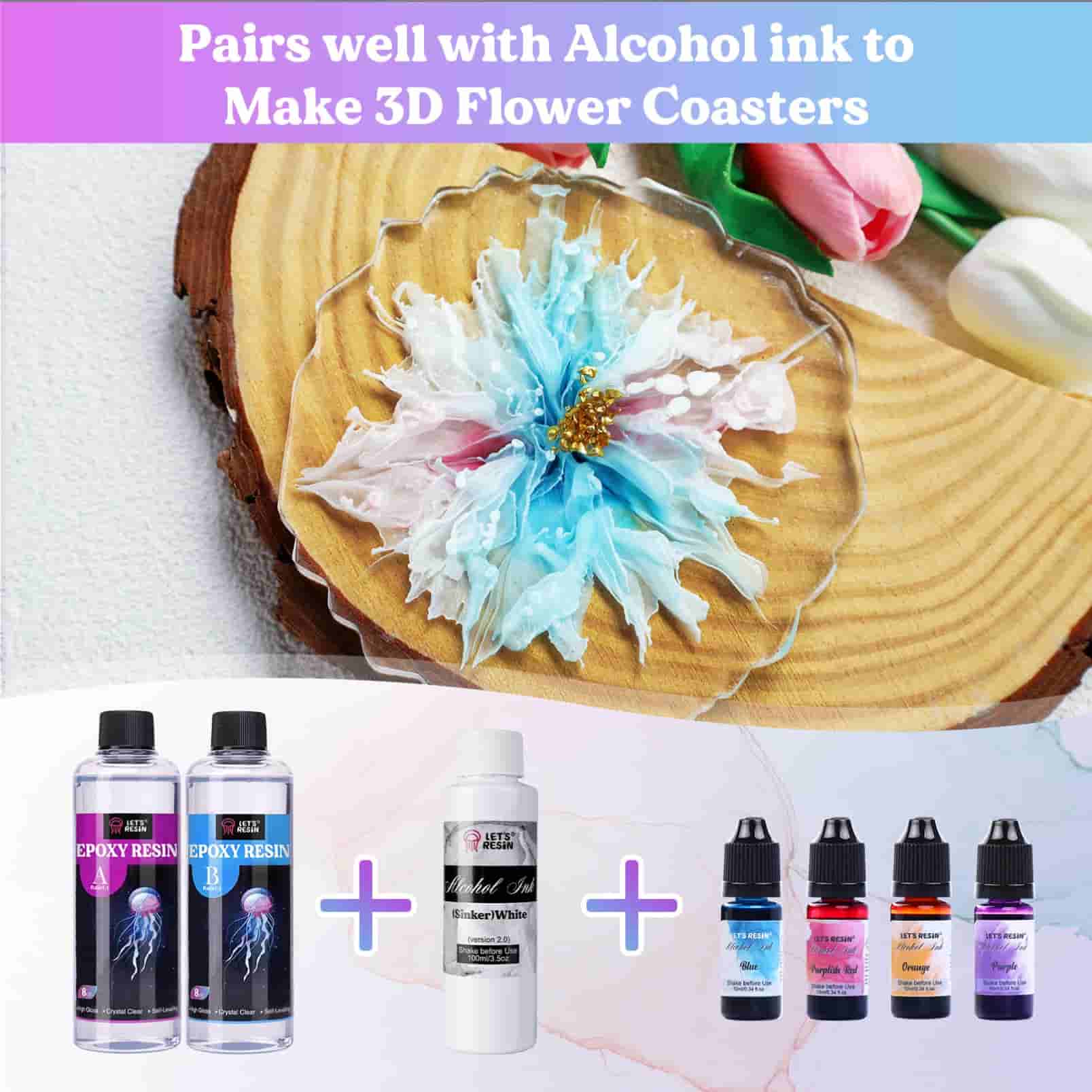 Upgraded White Alcohol Ink Sinker