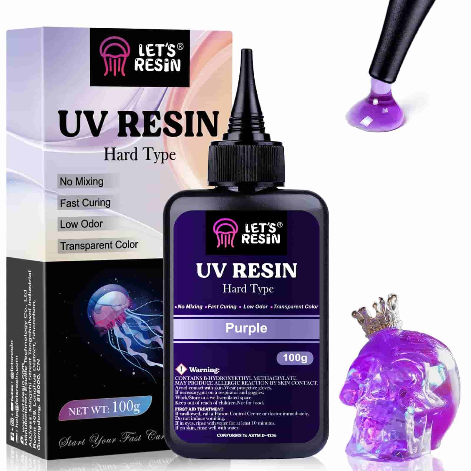 Clear UV Resin - Soft Type (100g)