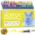 72 Colors Brush Tip Acrylic Paint Markers Set