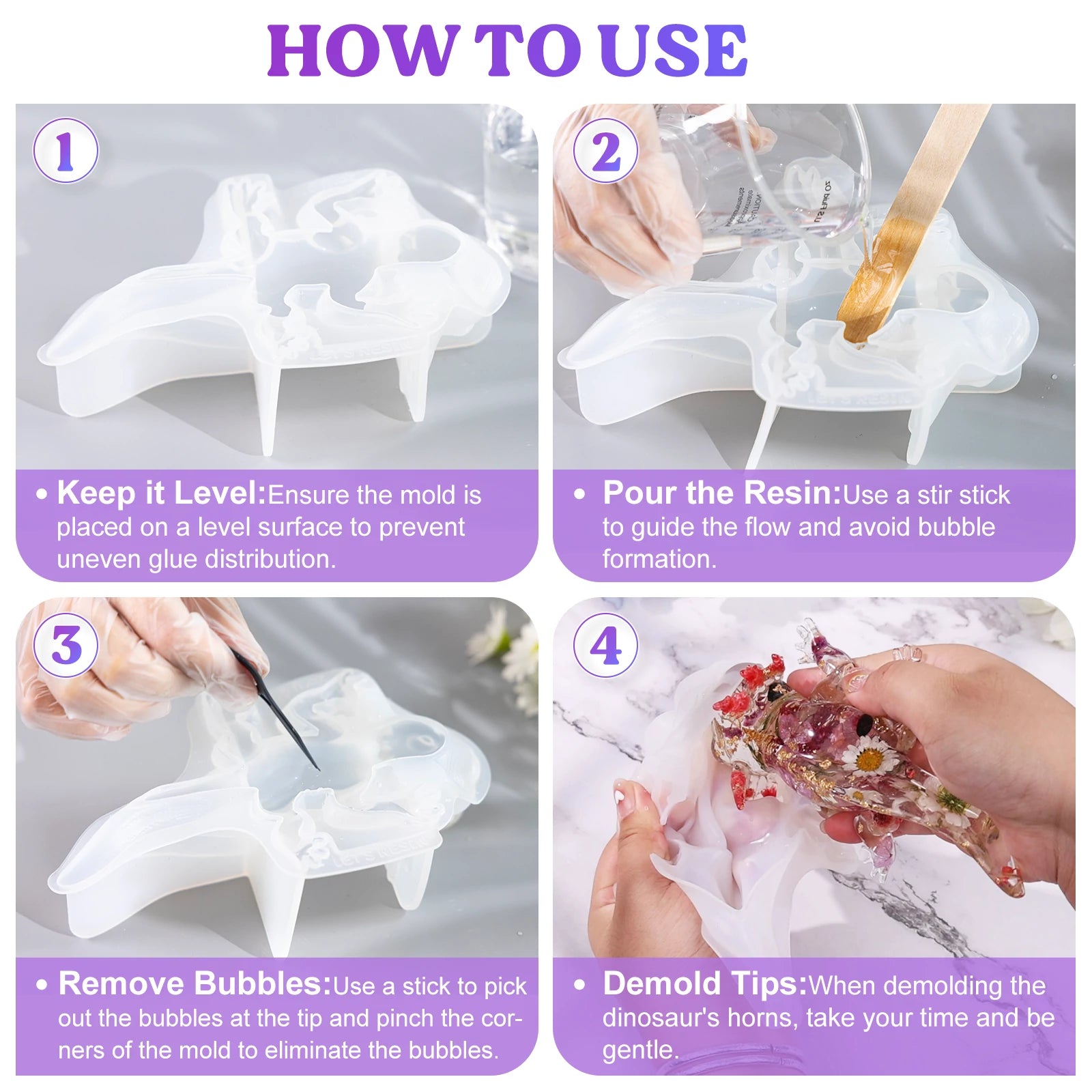 Axolotl Resin Animal Molds