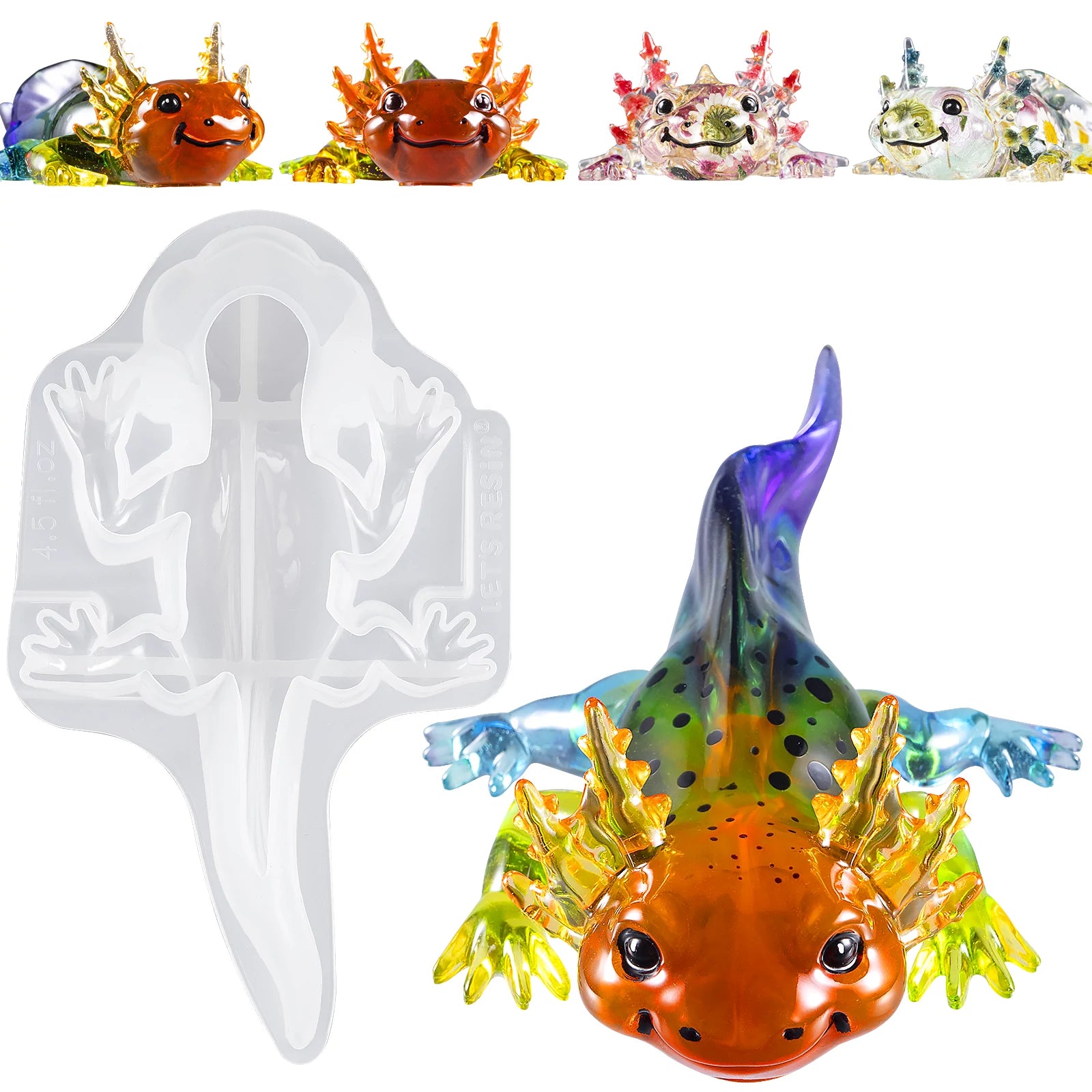 Axolotl Resin Molds