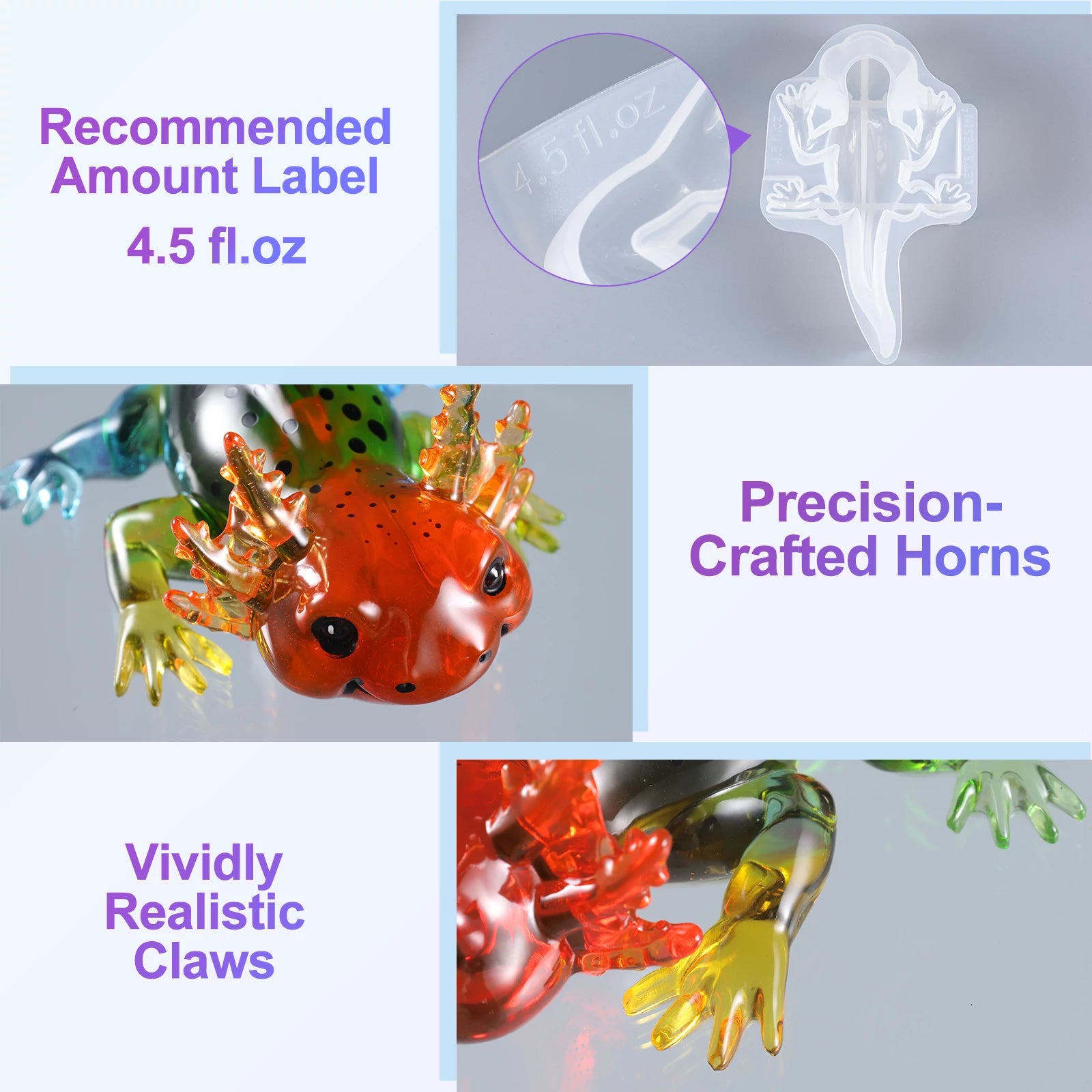 Axolotl Resin Mold