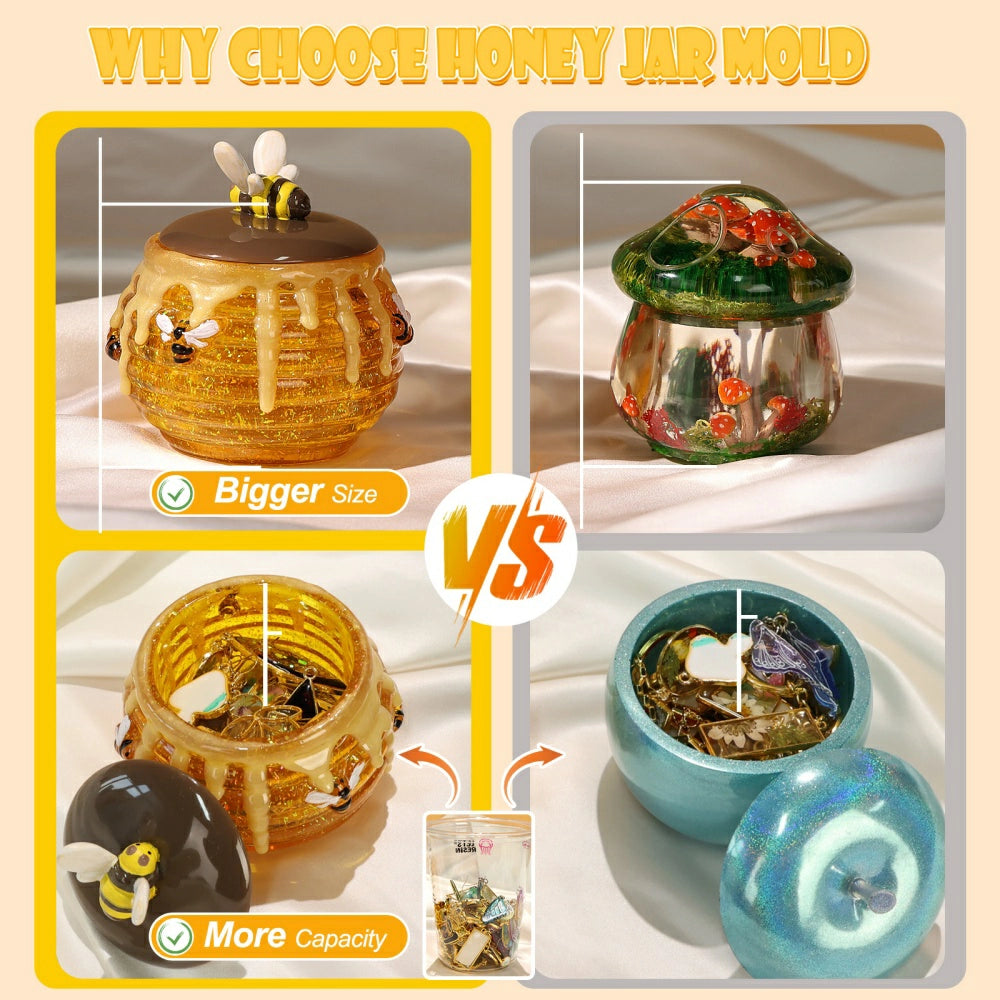 Bee Jar Resin Mold