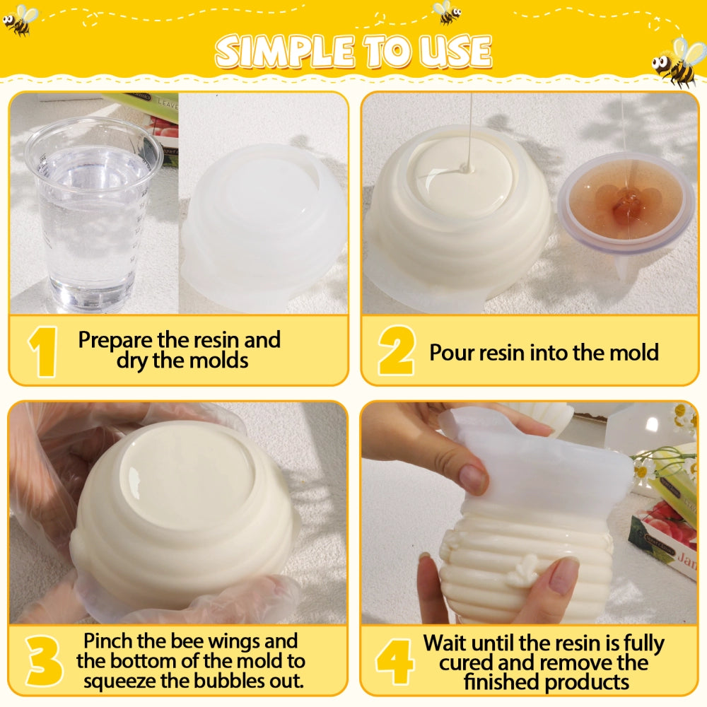 Bee Jar Resin Mold