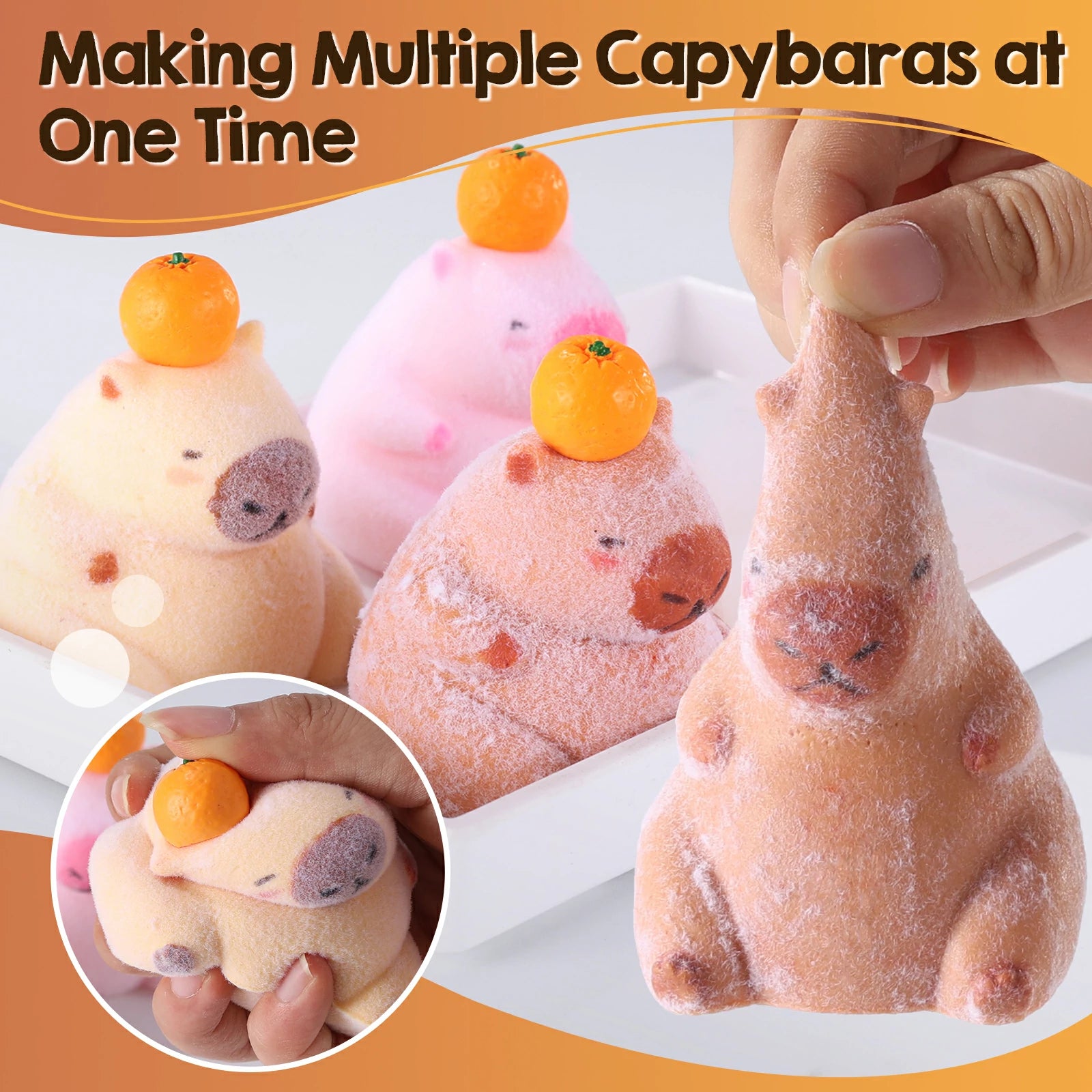 Soft silicone squishy mold