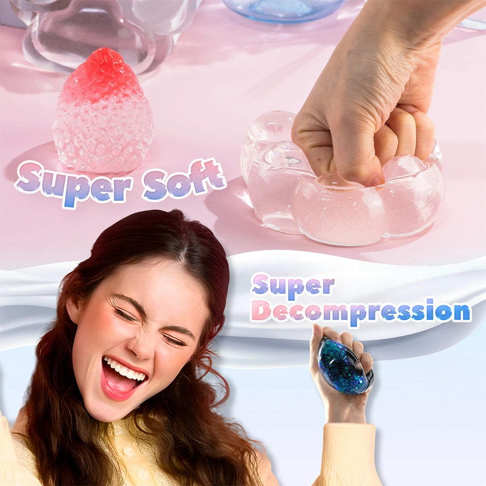 Transparent squishy silicone