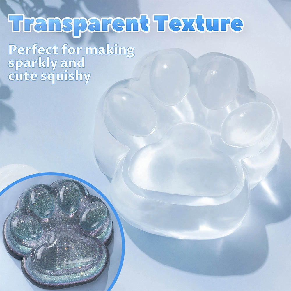 Clear squishy silicone gel