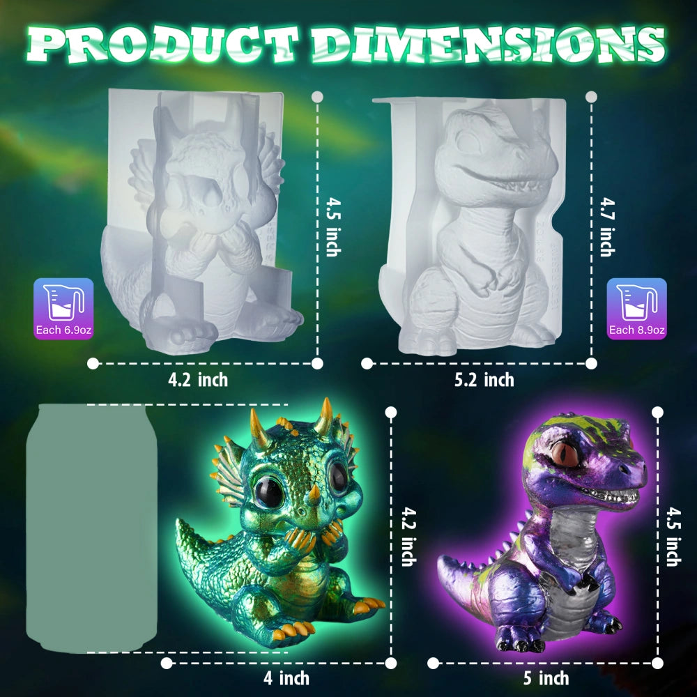 Dinosaur Resin Molds