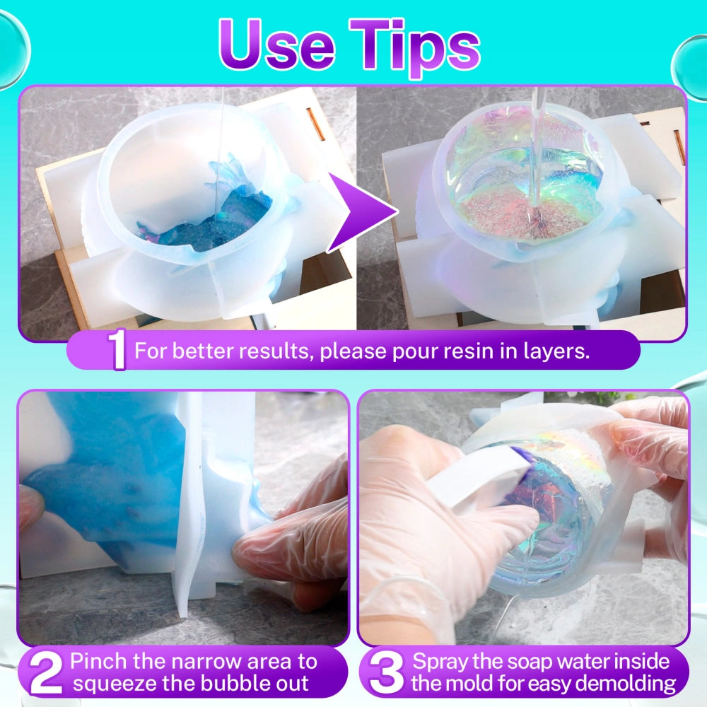 Large Dragon Egg Resin Mold