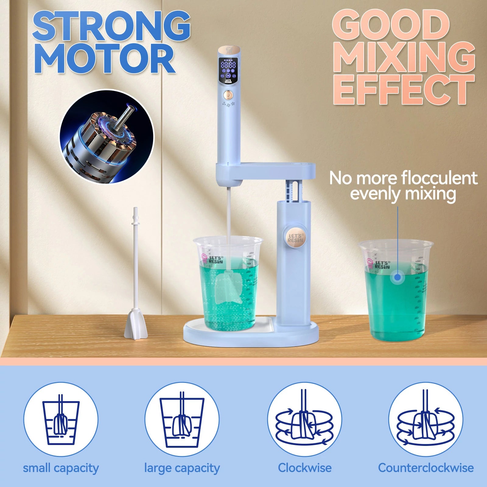 M2 Electric Resin Mixer Pro Set