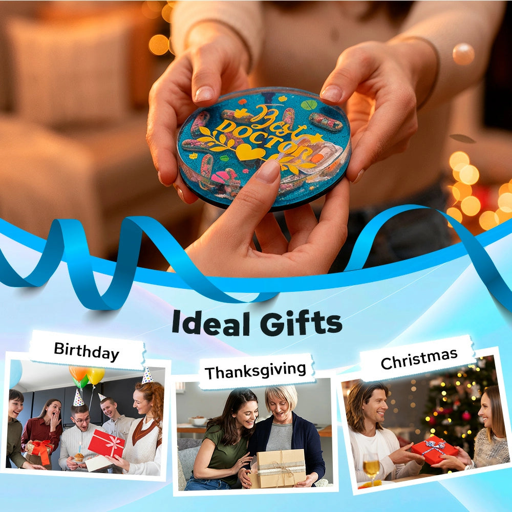 3-in-1 Extra Deep Resin Coaster Mold