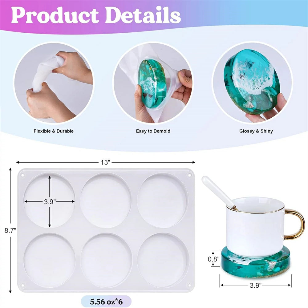 coaster mold for resin