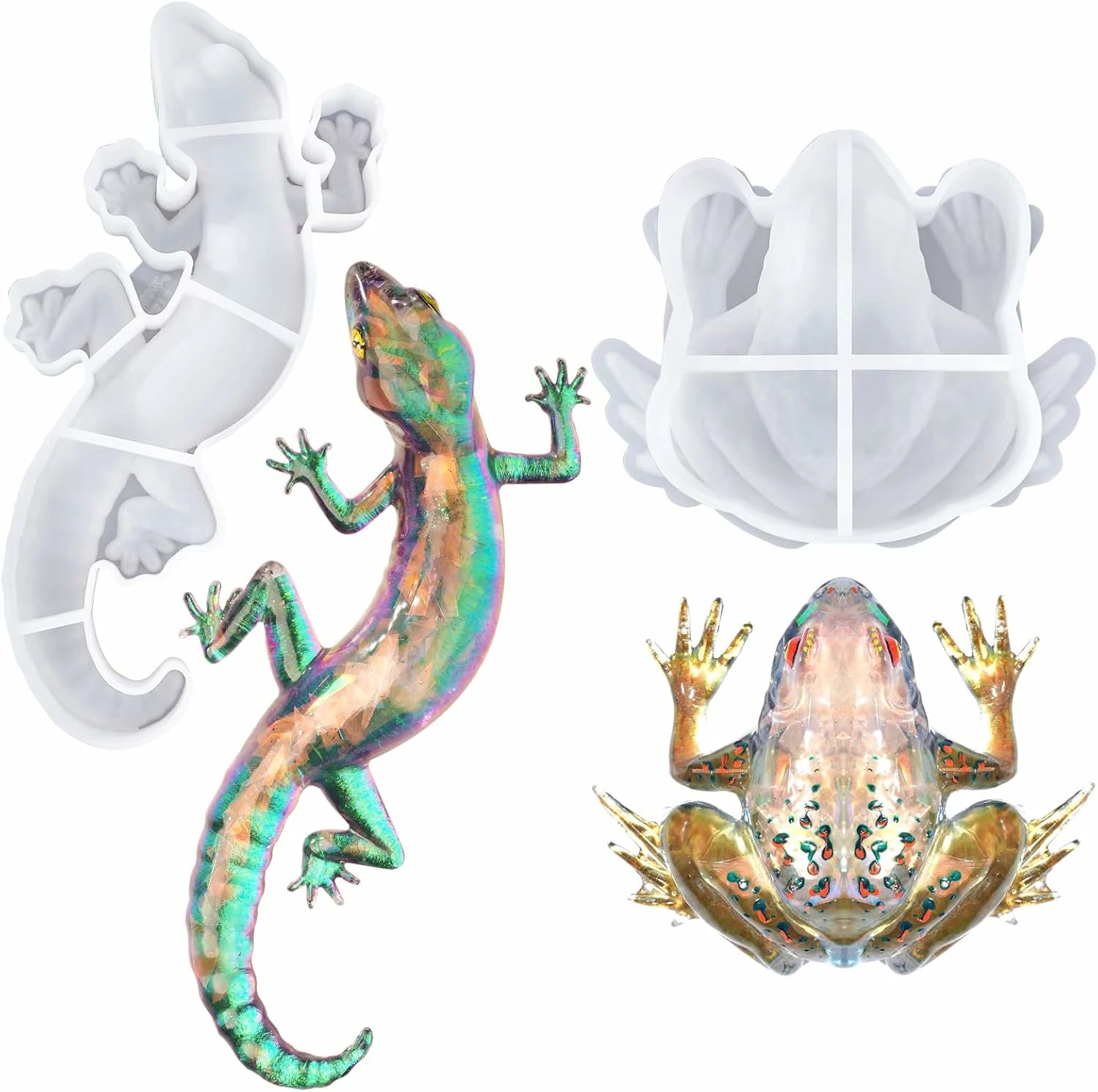 Frog & Lizard Resin Molds