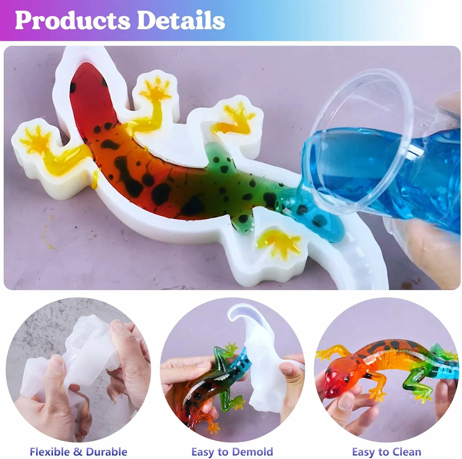 Lizard Silicone Mold