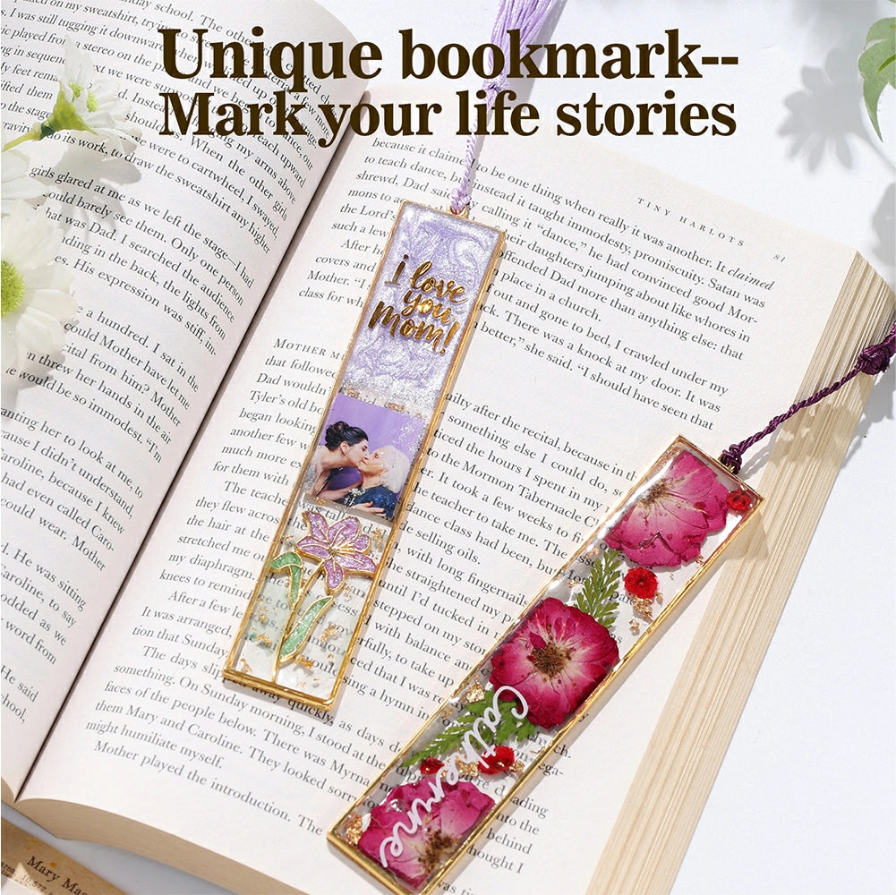 12pcs Bookmark Bazels with Tassels