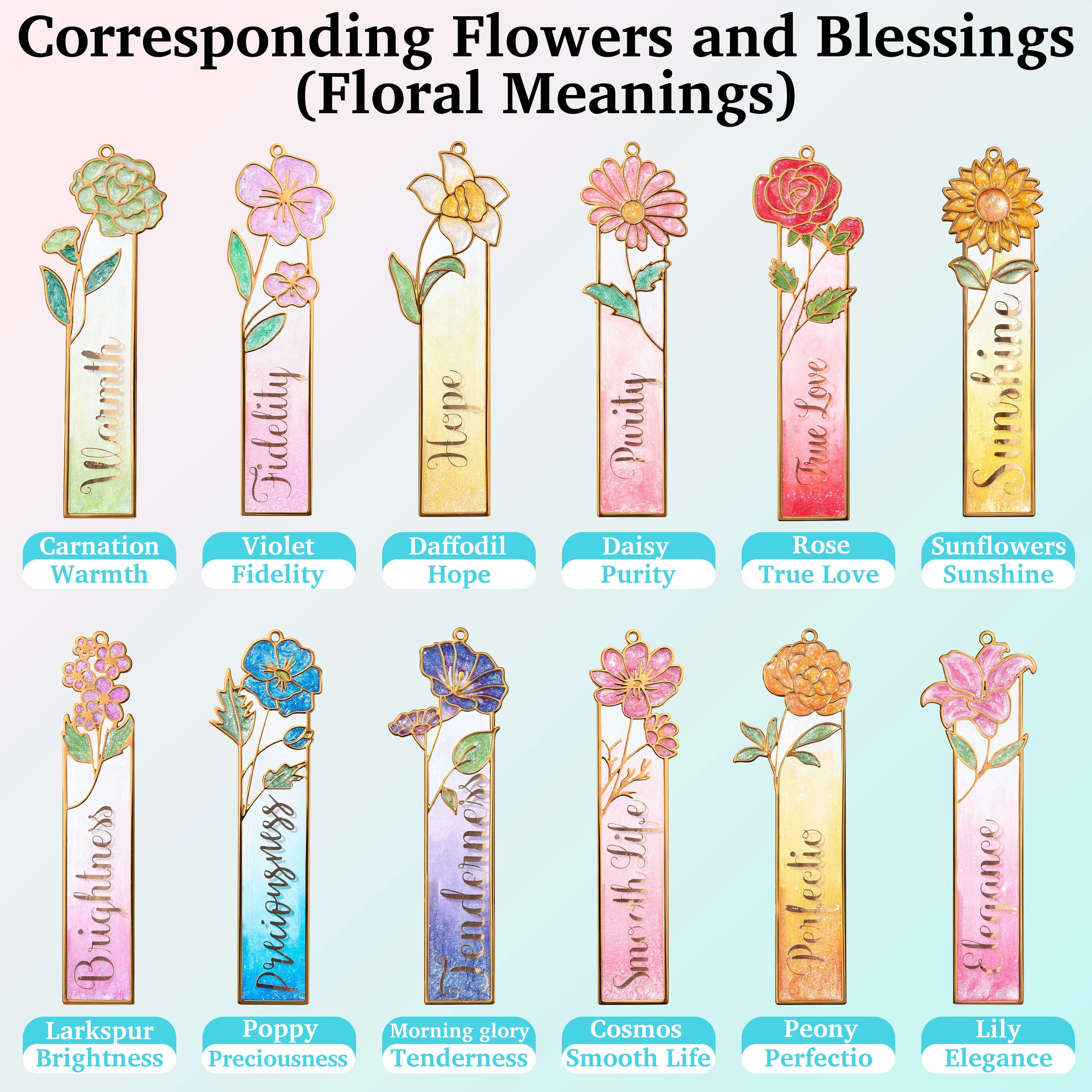 Gold Metal Bookmark Kit – BloomTop Series