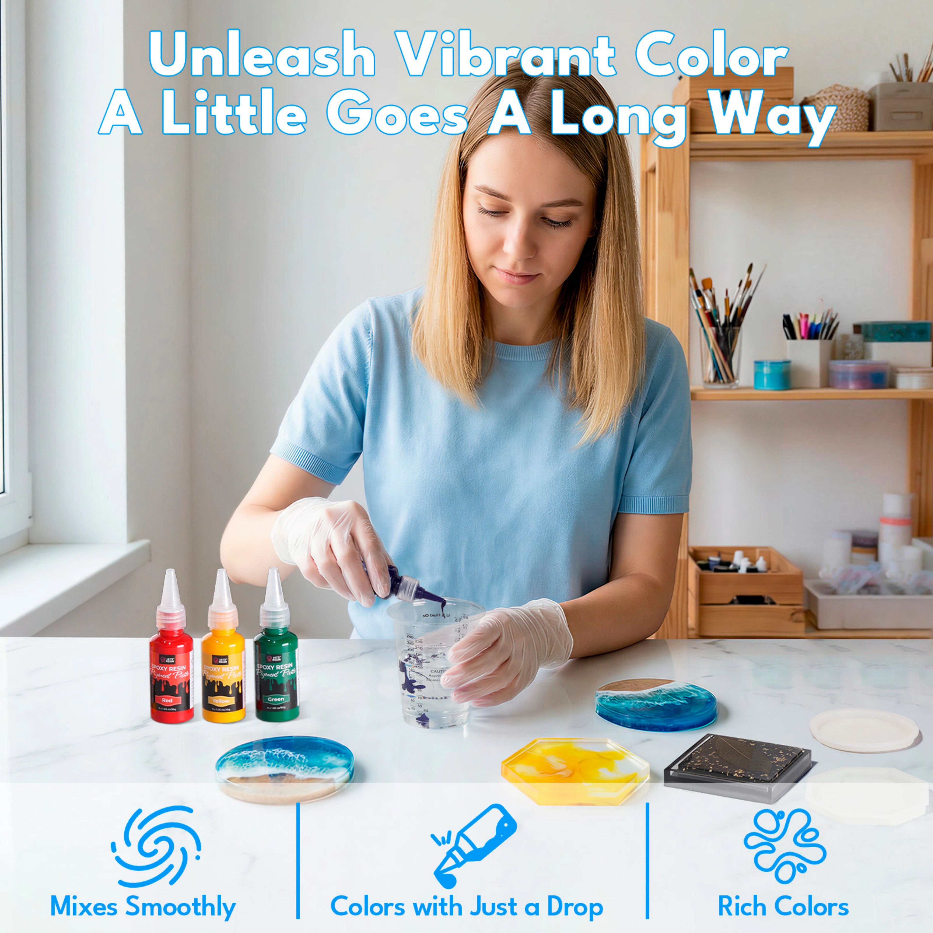 Highly Concentrated Resin Dye