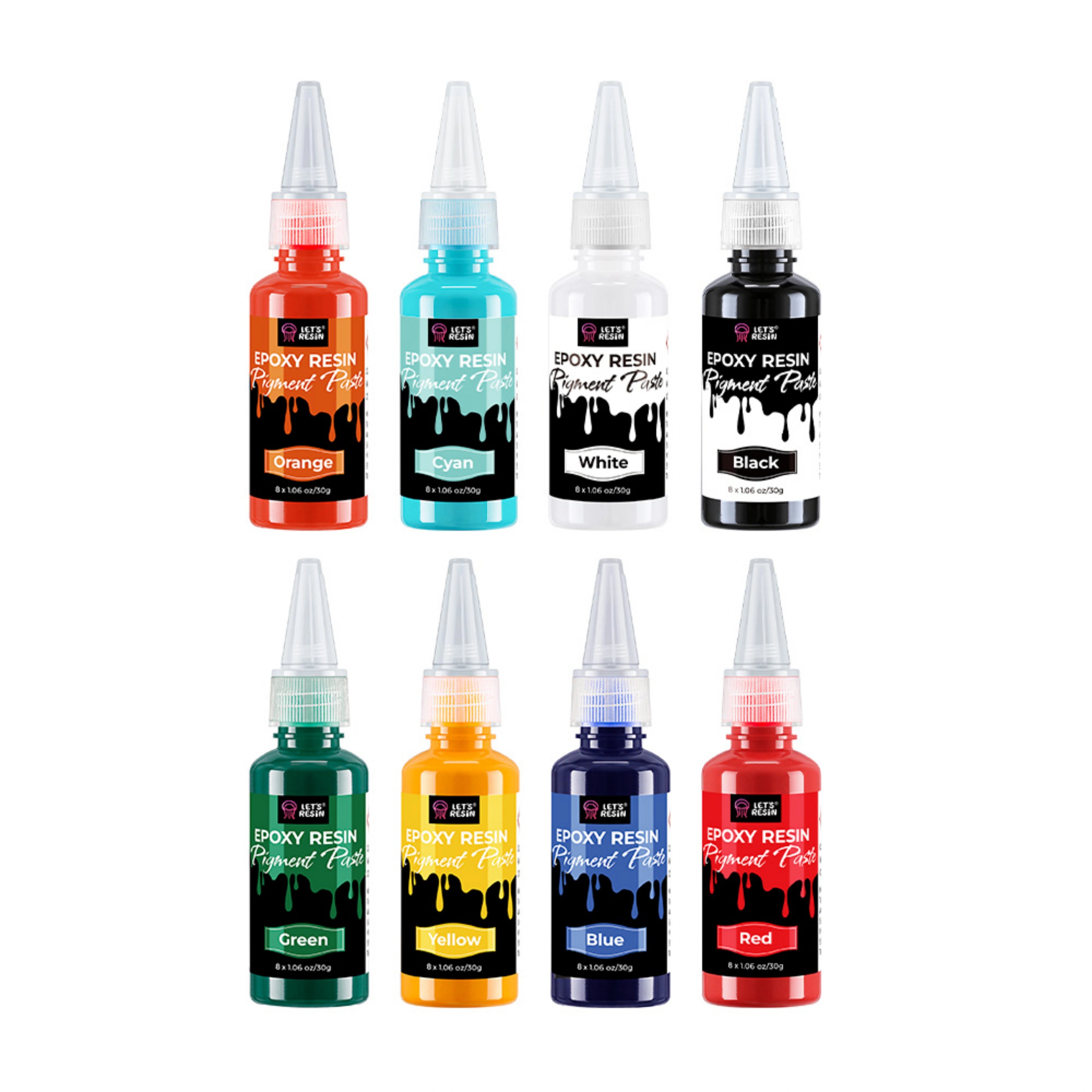 High Concentrated Resin Pigment Paste Set