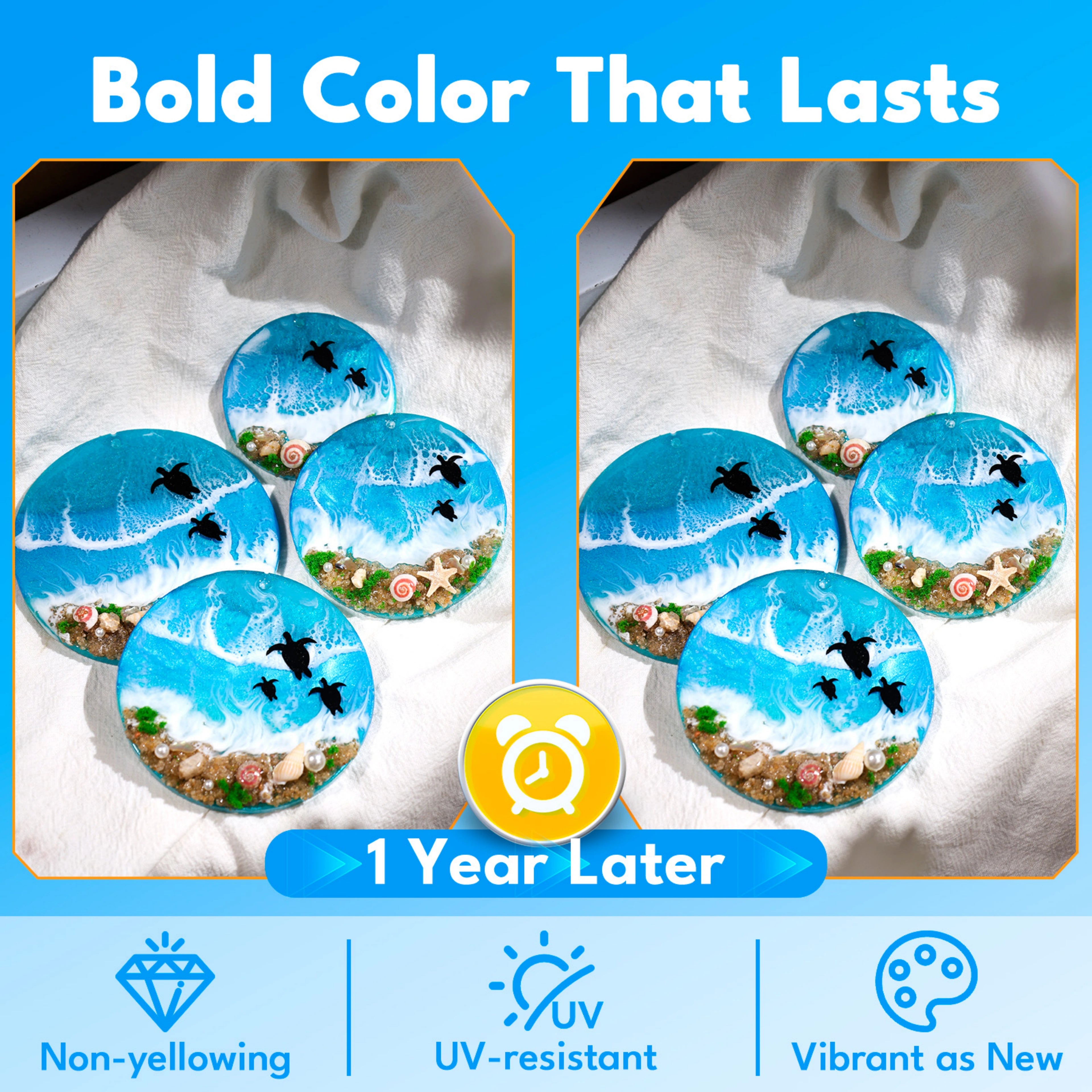 Opaque 8-Color Resin Pigment Paste