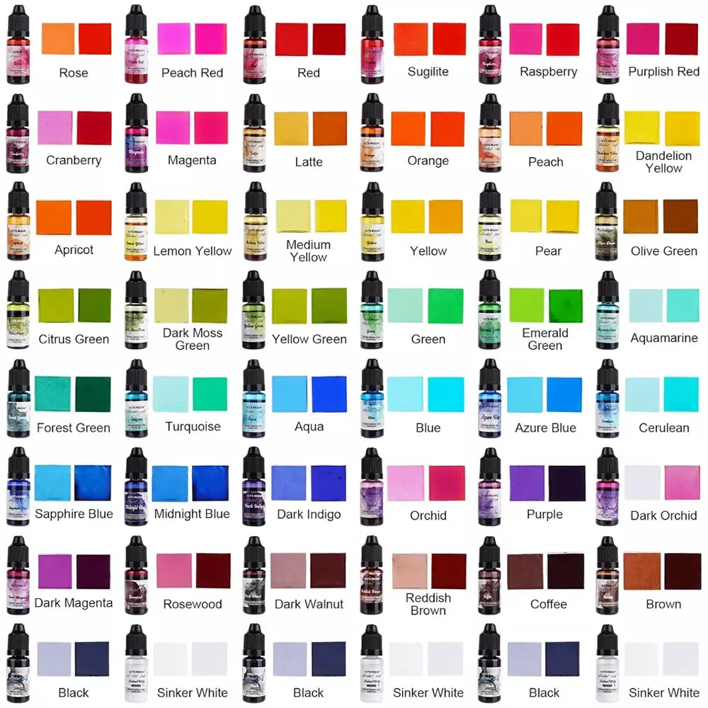 Dye Alcohol Ink Set Epoxy Resin