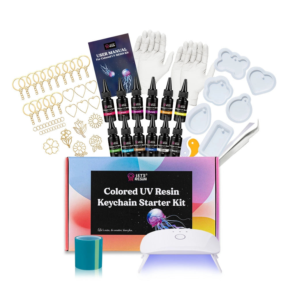 Keychain UV Resin All-in-one Kit