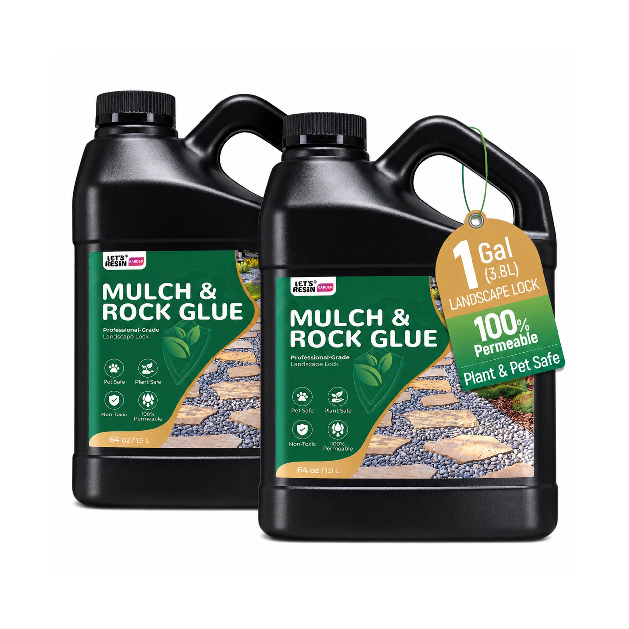 Mulch & Rock Glue
