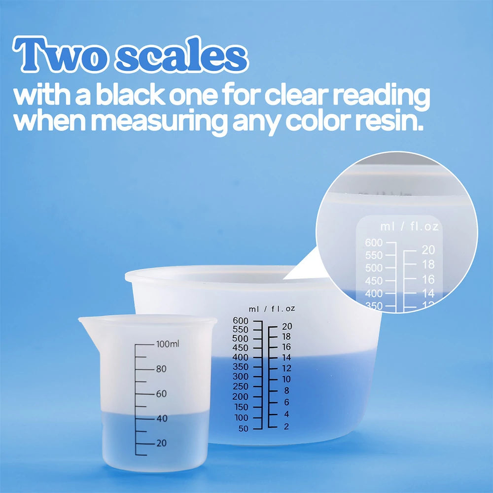 Large Silicone Measuring Cup Set