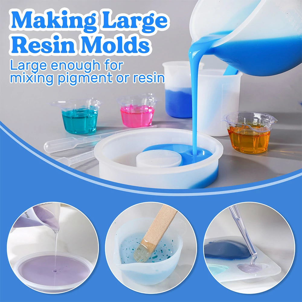Large Silicone Measuring Cup Set