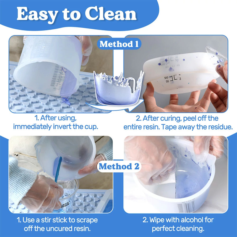 Large Silicone Measuring Cup Set