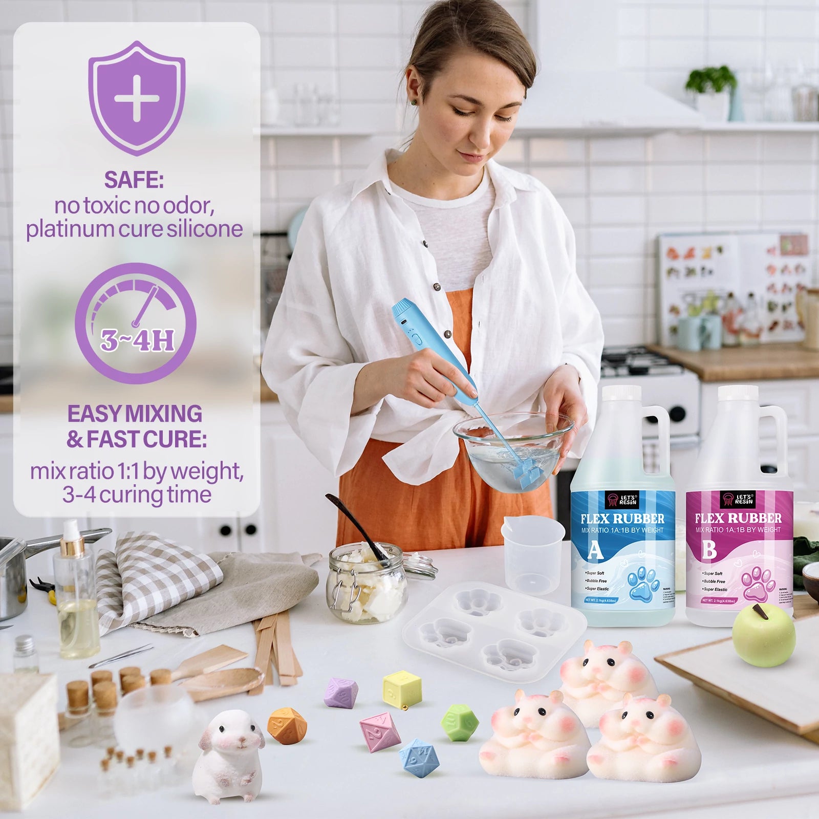 Safe silicone for squishy making