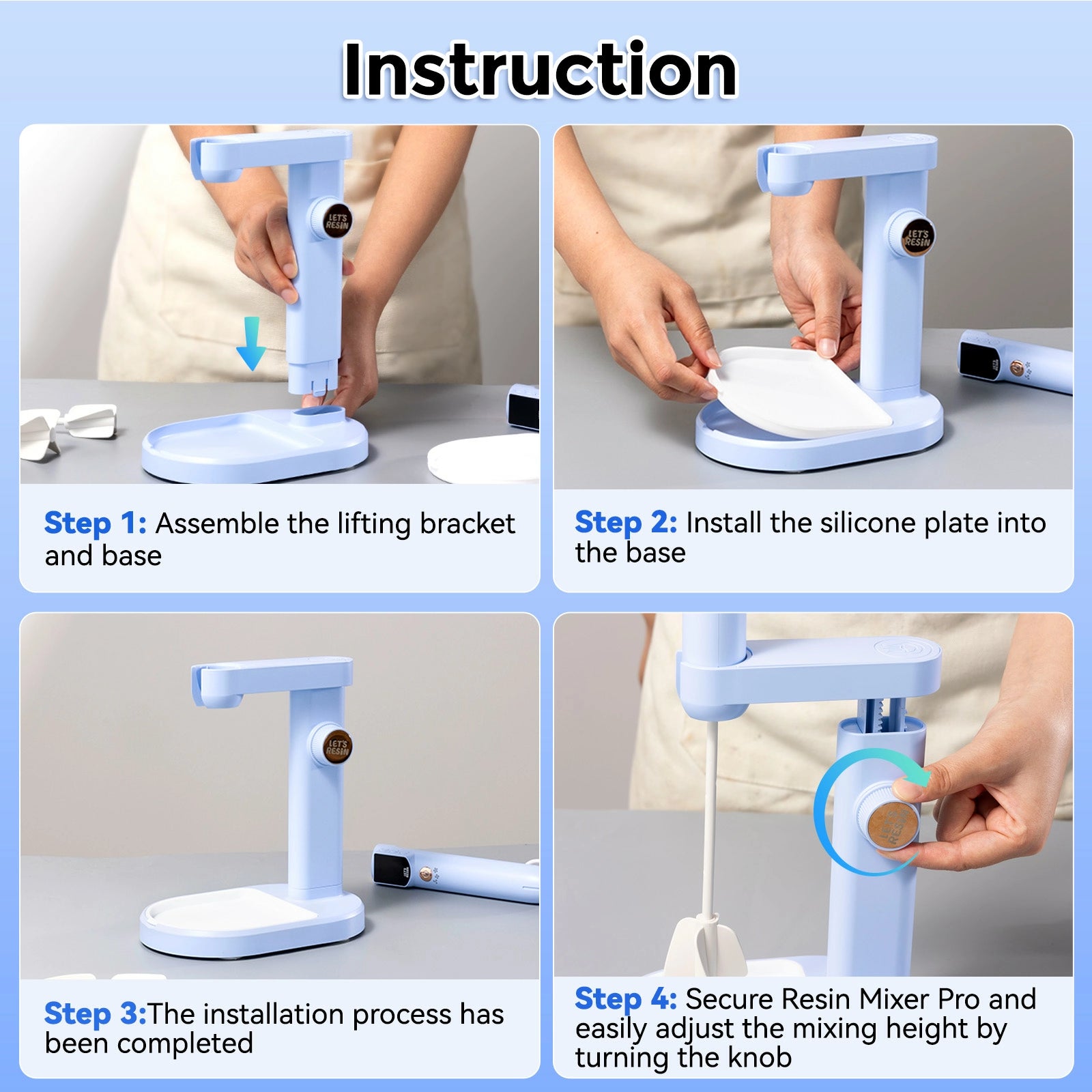 M2 Electric Resin Mixer Pro Set
