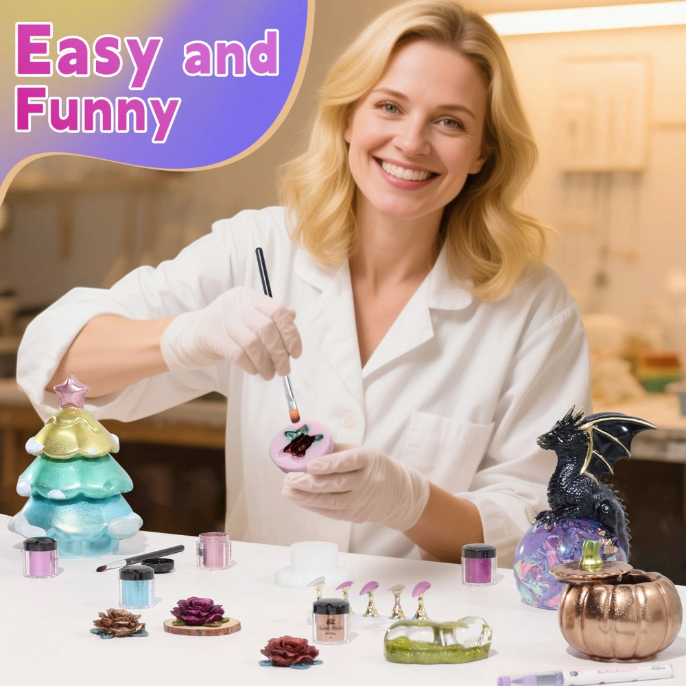 Metallic Mirror Chrome Powder Set