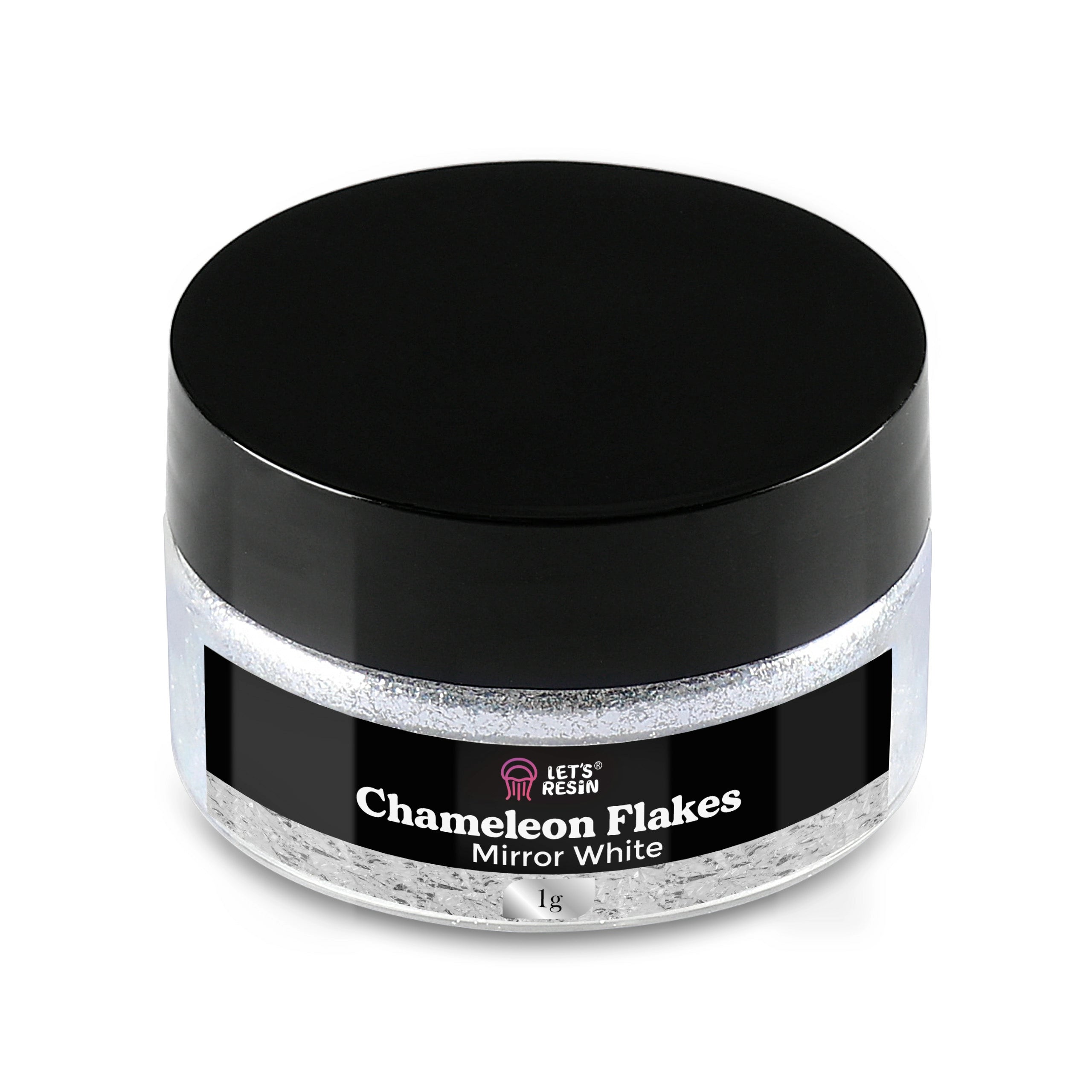 Mirror White Opal Chameleon Flakes