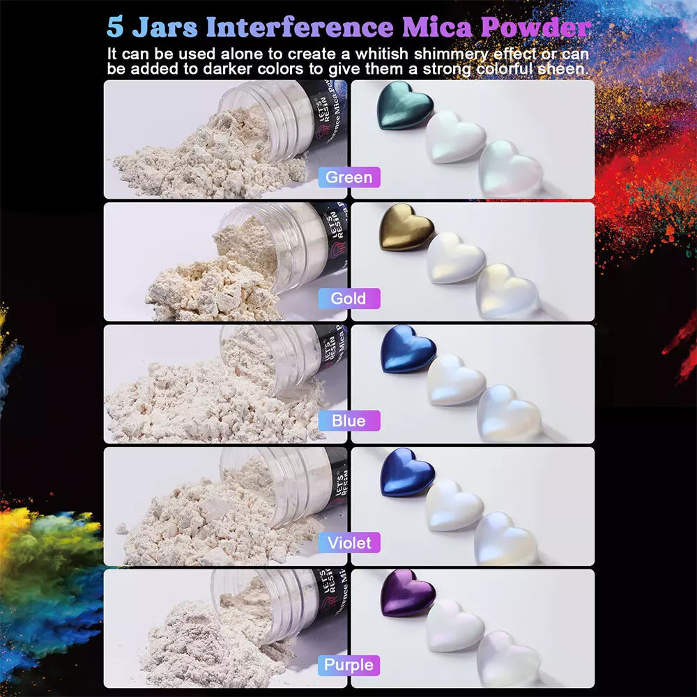 Multi-color Mica Powder for Candle Making