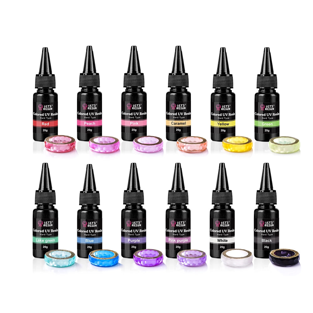 Multi-color UV Resin - 12 Colors